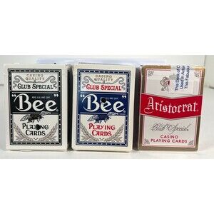 Casino Punched & Sealed Playing Cards Lot of 3 Excalibur Gateway Poker Black Jac